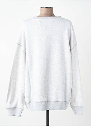Sweat-shirt stretch manches longues gris GANT femme