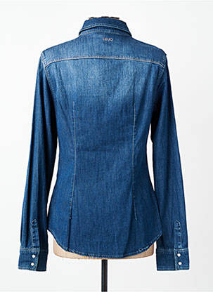 Chemisier coupe cintrée manches longues bleu LIU JO femme