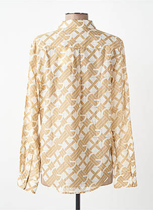 Chemisier imprimé fantaisie manches longues beige GANT femme