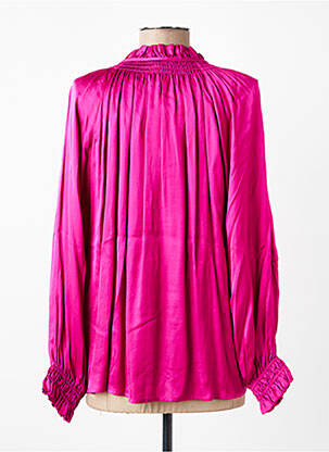 Blouse col rond manches longues violet SUNCOO femme