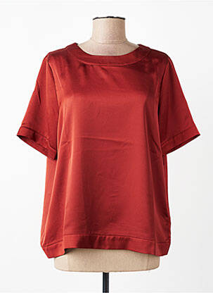 Top manches courtes manches courtes marron KOCCA femme