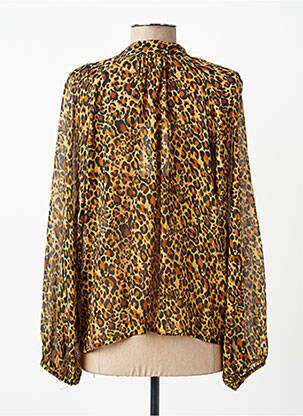Blouse col rond manches longues beige KOCCA femme
