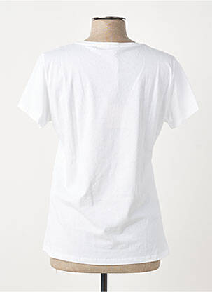 T-shirt stretch manches courtes blanc LIU JO femme