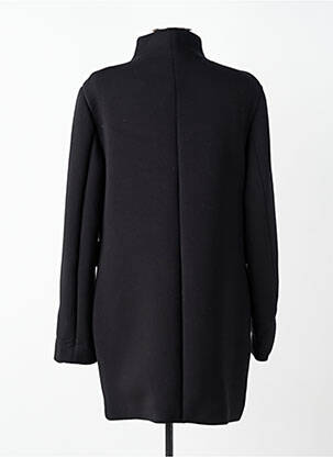 Manteau long coupe droite sans capuche noir LIU JO femme
