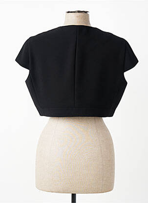 Boléro col rond noir KOCCA femme