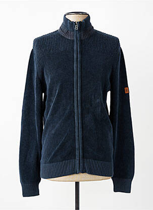 Veste casual poignets poignets élastiqués bleu MCS homme