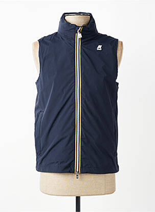 Veste casual coupe droite bleu K. WAY homme