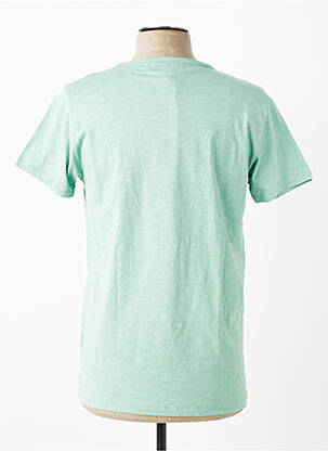 T-shirt coupe cintrée manches courtes vert MCS homme