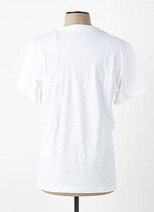 T-shirt stretch manches courtes blanc DAYTONA homme