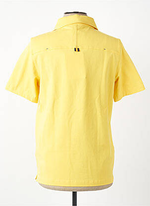 Polo tissage jersey manches courtes jaune K. WAY homme
