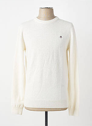 Pull stretch manches longues beige GANT homme