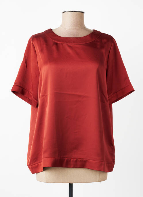 Top manches courtes manches courtes marron KOCCA femme