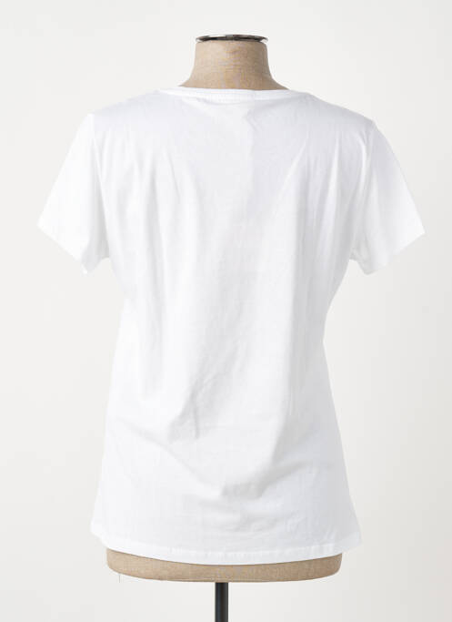 T-shirt stretch manches courtes blanc LIU JO femme