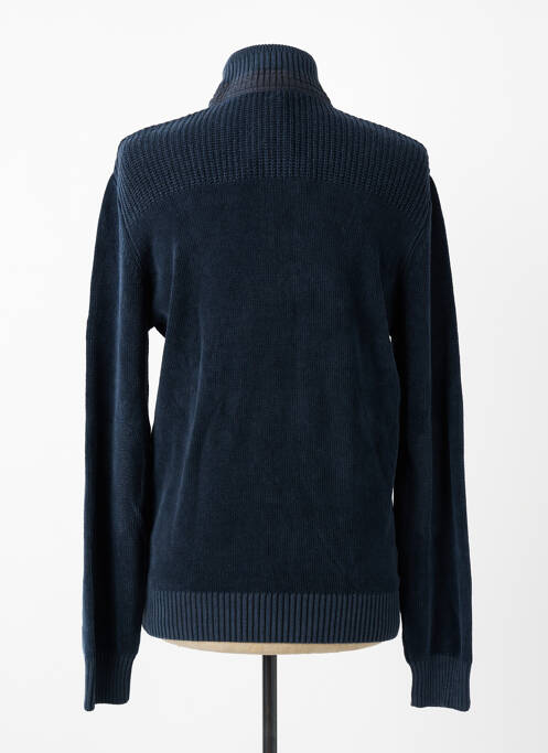 Veste casual poignets poignets élastiqués bleu MCS homme