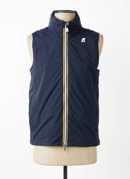 Veste casual finition intérieure doublée bleu K. WAY homme
