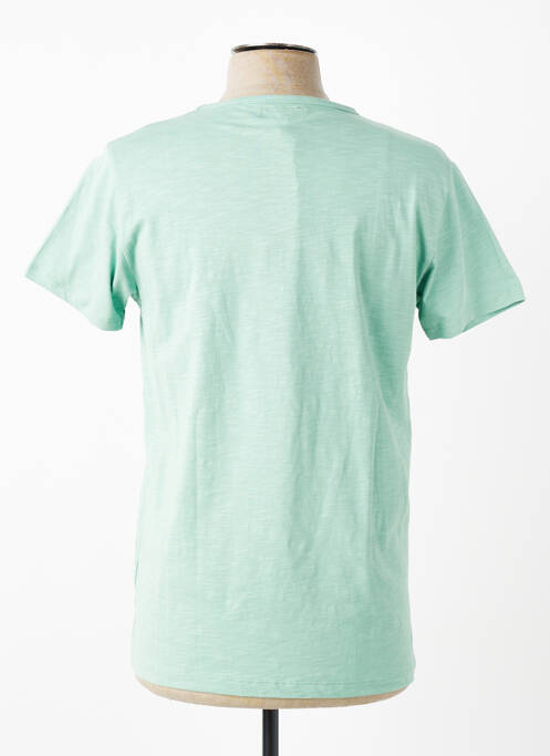 T-shirt coupe cintrée manches courtes vert MCS homme