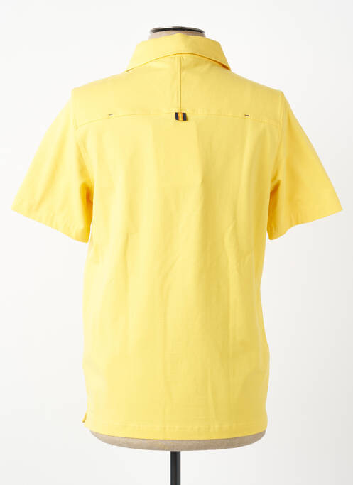Polo tissage jersey manches courtes jaune K. WAY homme