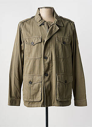 Parka manches longues sans capuche vert MCS homme