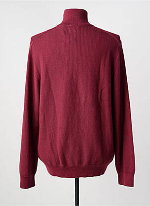 Pull maille souple et aérée manches longues rouge GANT homme