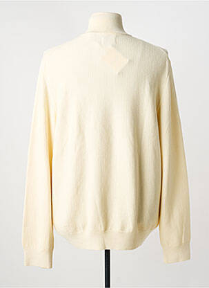 Pull maille souple et aérée manches longues beige GANT homme