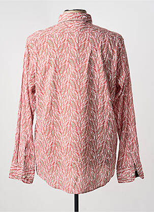 Chemise manches longues imprimé fantaisie rouge MCS homme