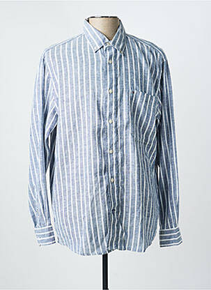 Chemise manches longues poches bleu TOMMY HILFIGER homme