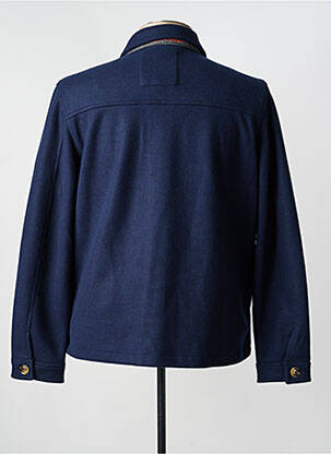 Manteau court col chemisier sans capuche bleu A FISH NAMED FRED homme