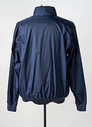 Coupe-vent finition intérieure doublure satiné a capuche bleu KWAY homme