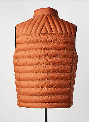 Doudoune poches sans capuche orange MCS homme