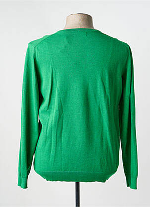 Pull col v manches longues vert GANT homme