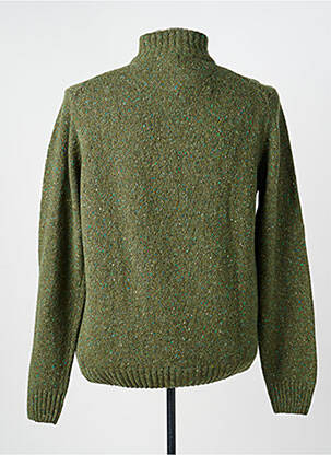 Pull stretch manches longues vert MCS homme