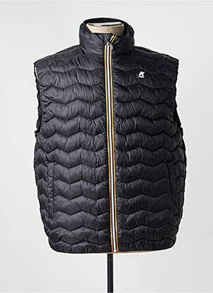 Doudoune poches sans capuche noir KWAY homme