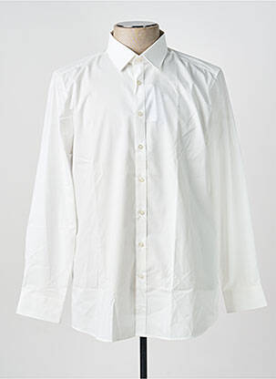 Chemise manches courtes coupe droite blanc OLYMP homme