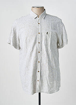 Chemise manches courtes poches vert MCS homme