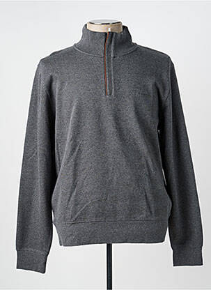 Pull maille souple et aérée manches longues gris GANT homme