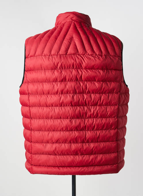 Doudoune poches sans capuche rouge MCS homme