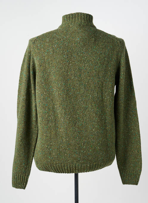 Pull stretch manches longues vert MCS homme