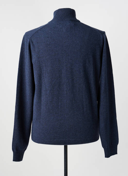 Gilet manches longues tissage chiné bleu GANT homme