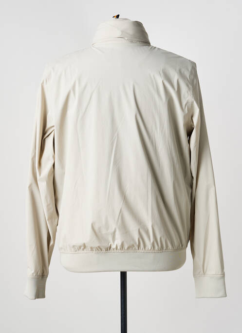 Coupe-vent finition intérieure doublure satiné a capuche beige KWAY homme