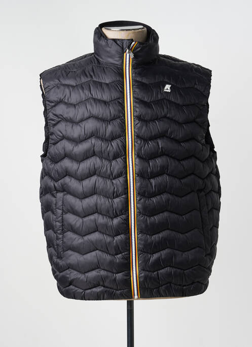 Doudoune poches sans capuche noir KWAY homme