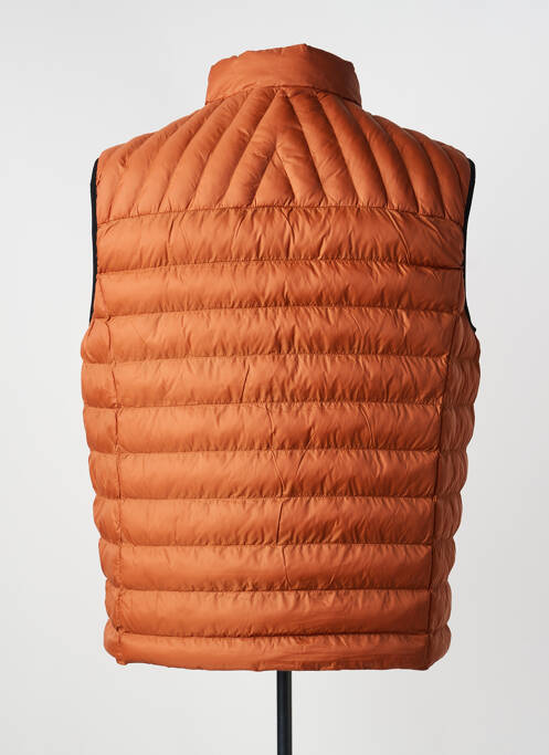 Doudoune poches sans capuche orange MCS homme