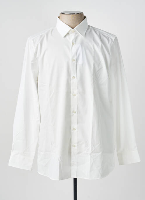 Chemise manches courtes coupe droite blanc OLYMP homme