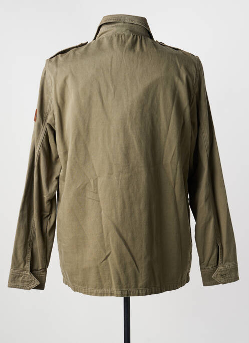Parka sans capuche sans capuche vert MCS homme