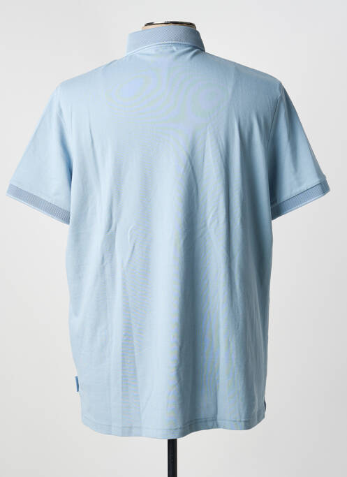 Polo stretch manches courtes bleu ARMANI EXCHANGE homme