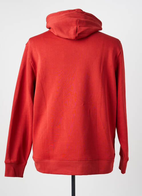 Sweat-shirt à capuche broderie manches longues orange GANT homme