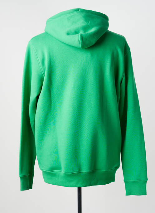 Sweat-shirt à capuche poches manches longues vert GANT homme