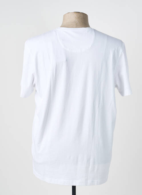 T-shirt coupe cintrée manches courtes blanc PIERRE CARDIN homme