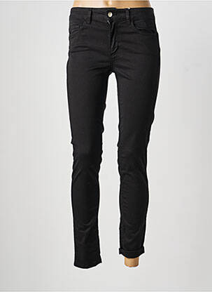 Pantalon slim tissage popeline taille normale noir LIU JO femme