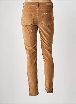 Pantalon slim stretch taille normale marron LIU JO femme