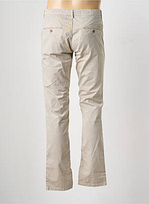Pantalon droit stretch taille normale beige MCS homme
